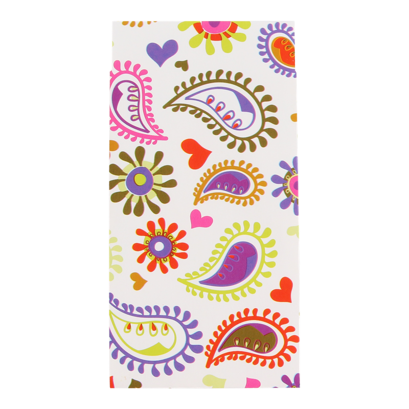 Luxe cadeauzakje 7x13cm Fantasy white 1