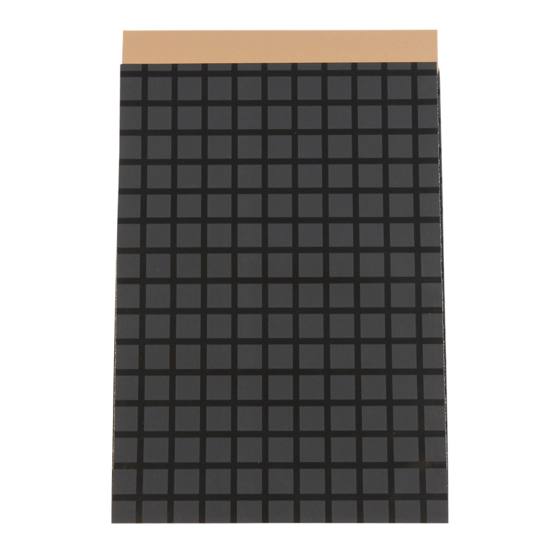 Luxe cadeauzakje 17x25cm Square black & gold 1