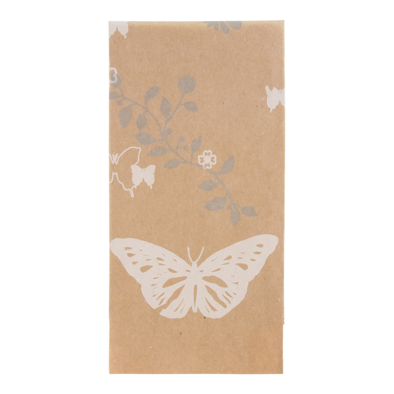 Luxe cadeauzakje 7x13cm Butterfly 1