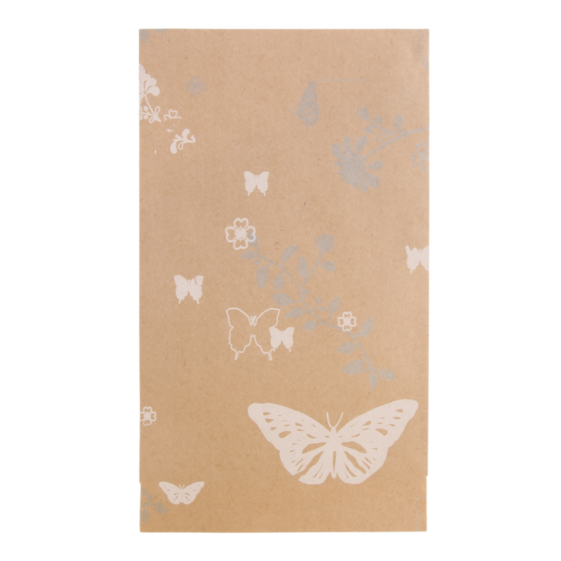 Luxe cadeauzakje 12x19cm Butterfly 1