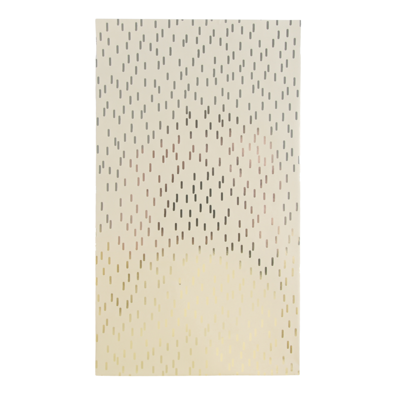 Luxe cadeauzakje 12x19cm Gold stripes 1