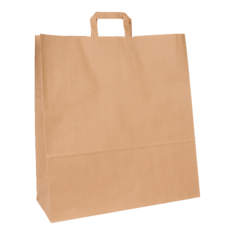 Draagtas Kraft 45+(2x7,5)x48cm Bruin 1