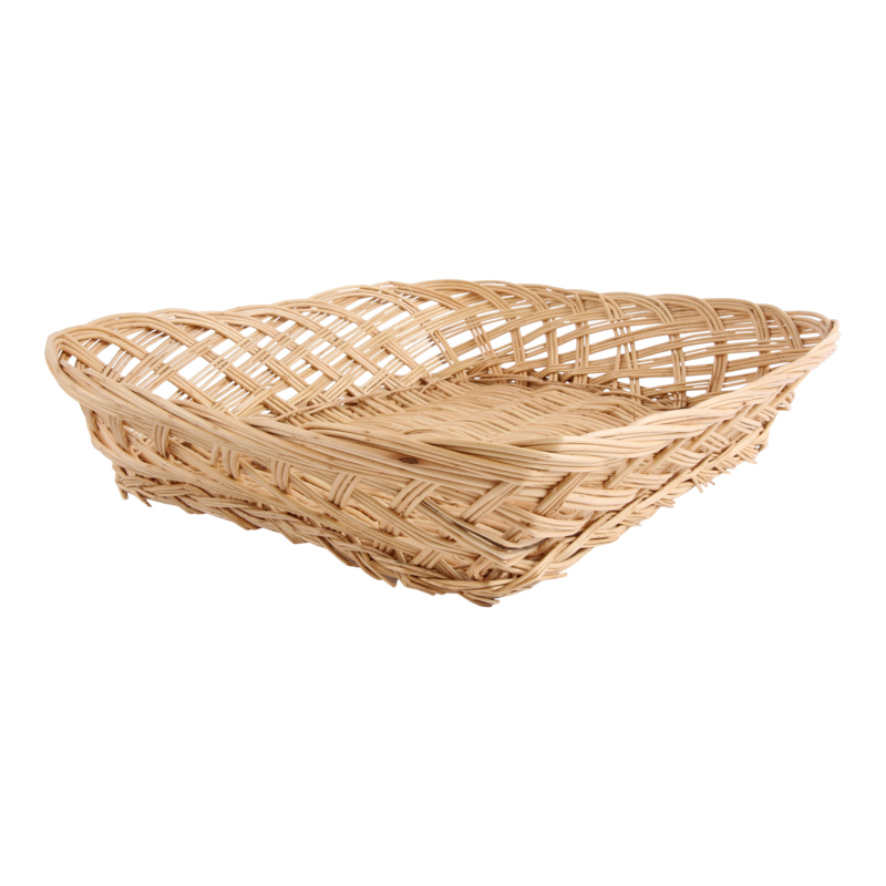 Mand Riet 39x32x8cm Naturel 1