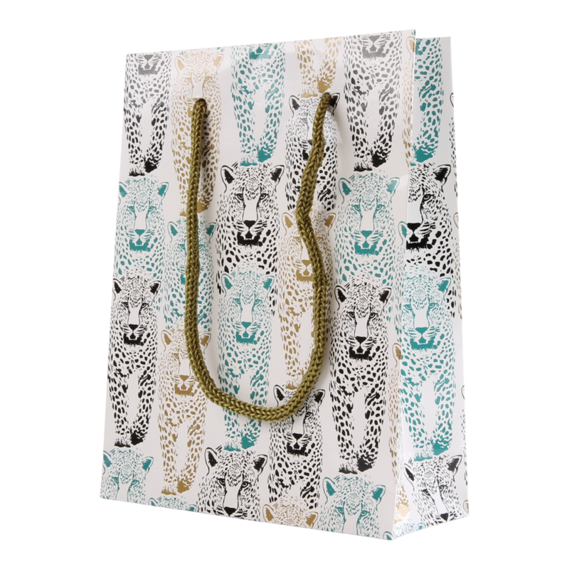 Draagtas Luxe karton 15,5+(2x3)x20cm Panther 1