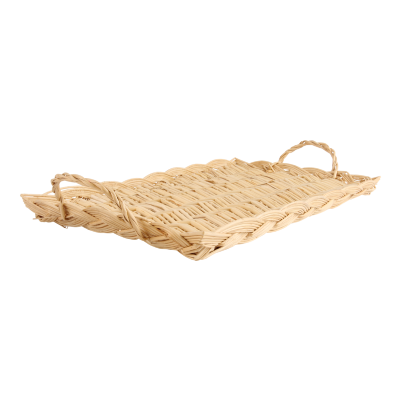 Dienblad Riet 40x23x3cm Naturel 1