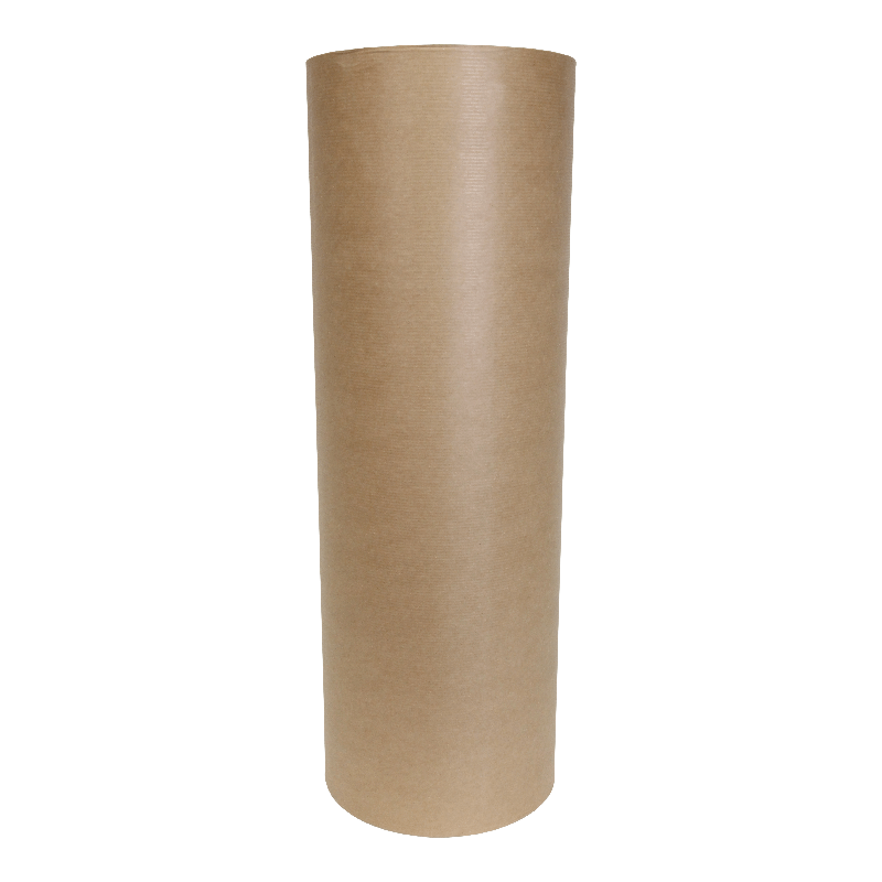 Pakpapier Gestreept kraft 70grs 120cm Op rol Bruin 1