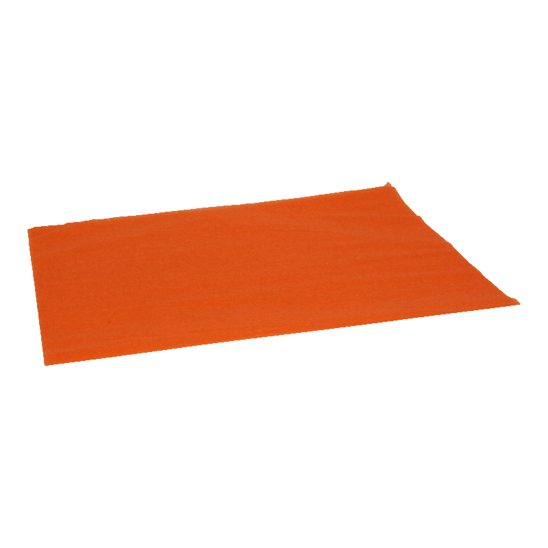 Zijdevloei 75x50cm Oranje 1