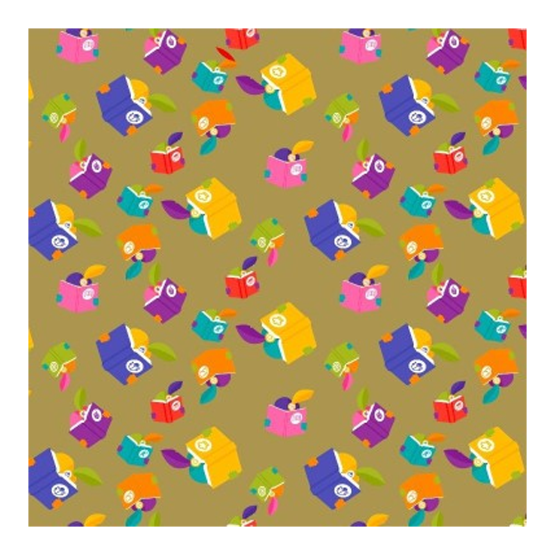 Cadeaupapier Glossy 50cm Sint dessin 6006 1