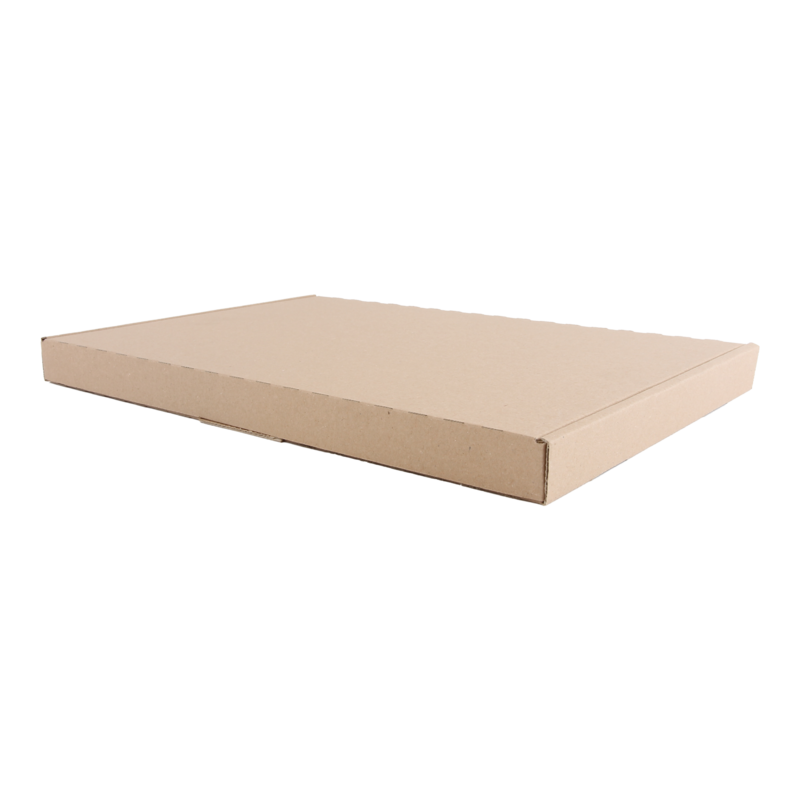 Brievenbusdoos A4 Max Golfkarton 360x255x26mm Bruin 1
