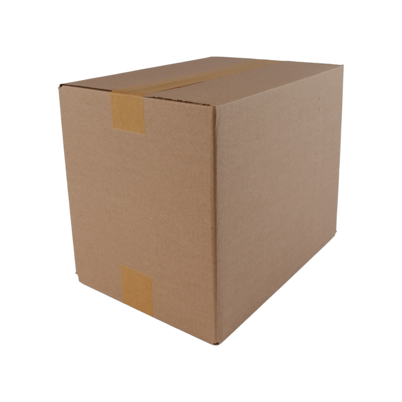 Doos Golfkarton 305x220x250mm 2500 vel A4 Enkele golf Bruin 1