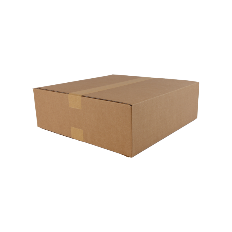 Doos Golfkarton 364x364x118mm A2 Enkele golf Bruin 1