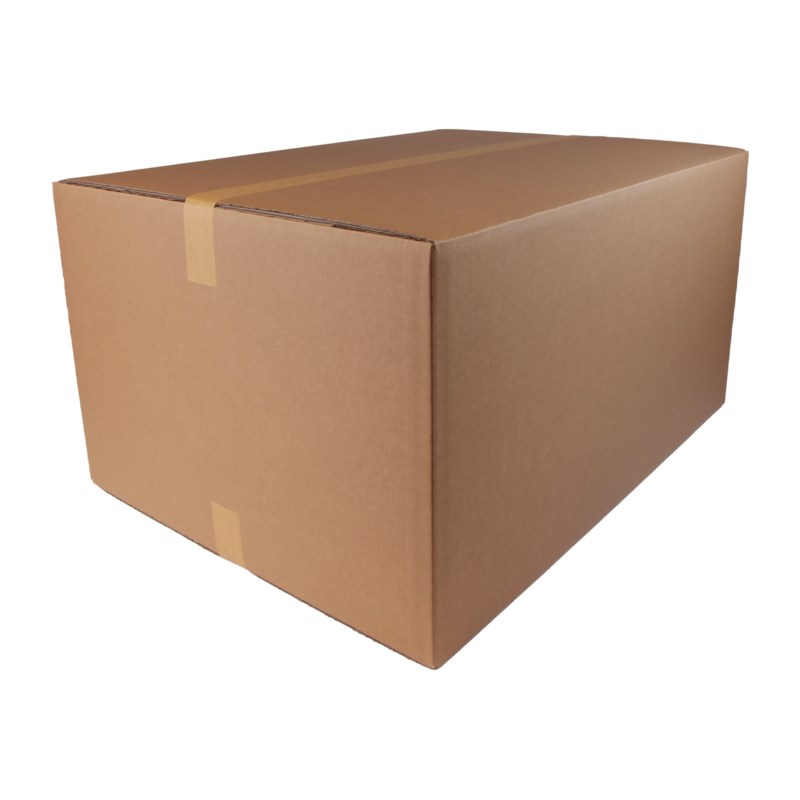 Doos Golfkarton 786x586x400mm Dubbele golf Bruin 1