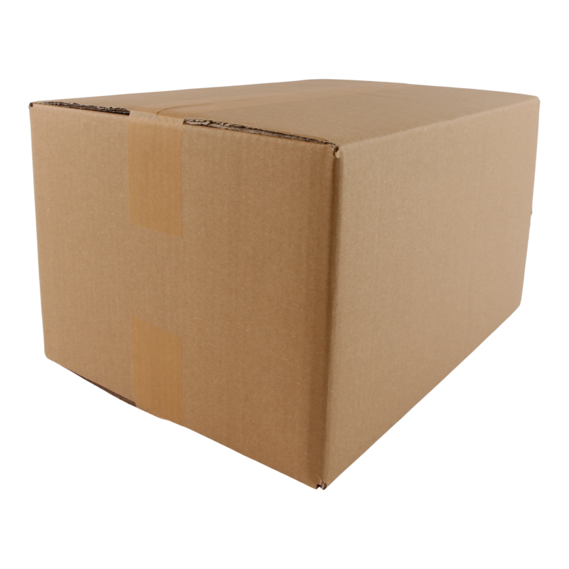Doos Golfkarton 370x270x200mm Dubbele golf Bruin 1