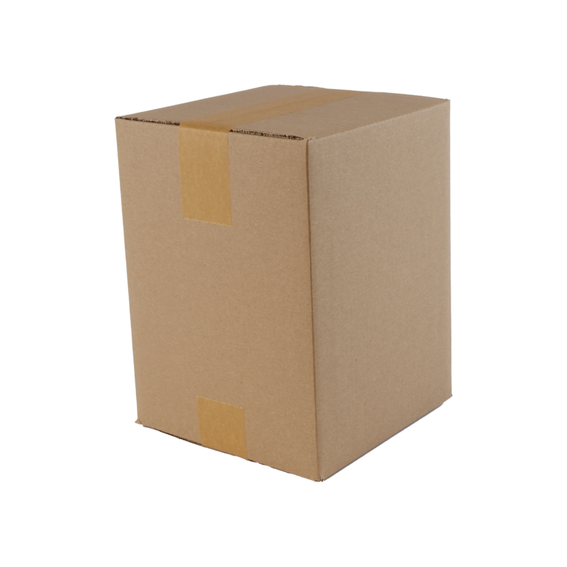 Doos Golfkarton 179x179x238mm Dubbele golf Bruin 1