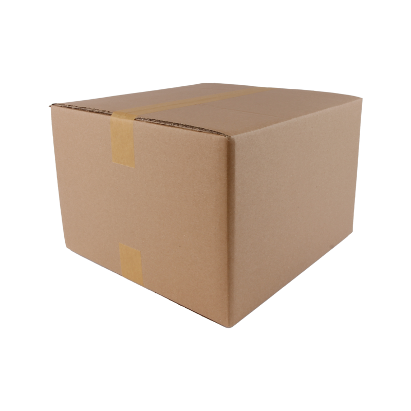 Doos Golfkarton 356x356x232mm A1 Dubbele golf Bruin 1