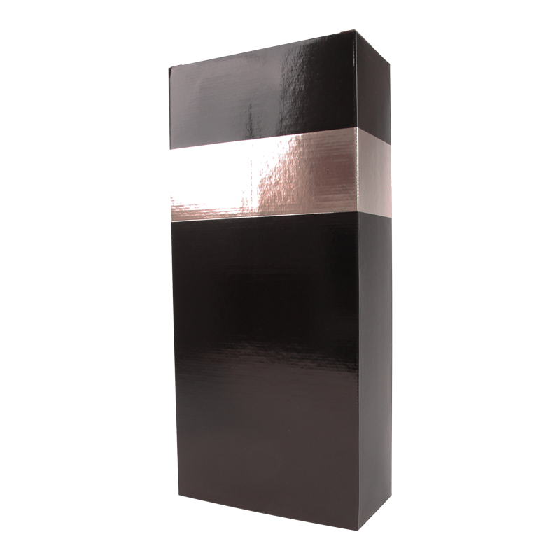 Flesdoos 2 fles Silverline Zwart 1