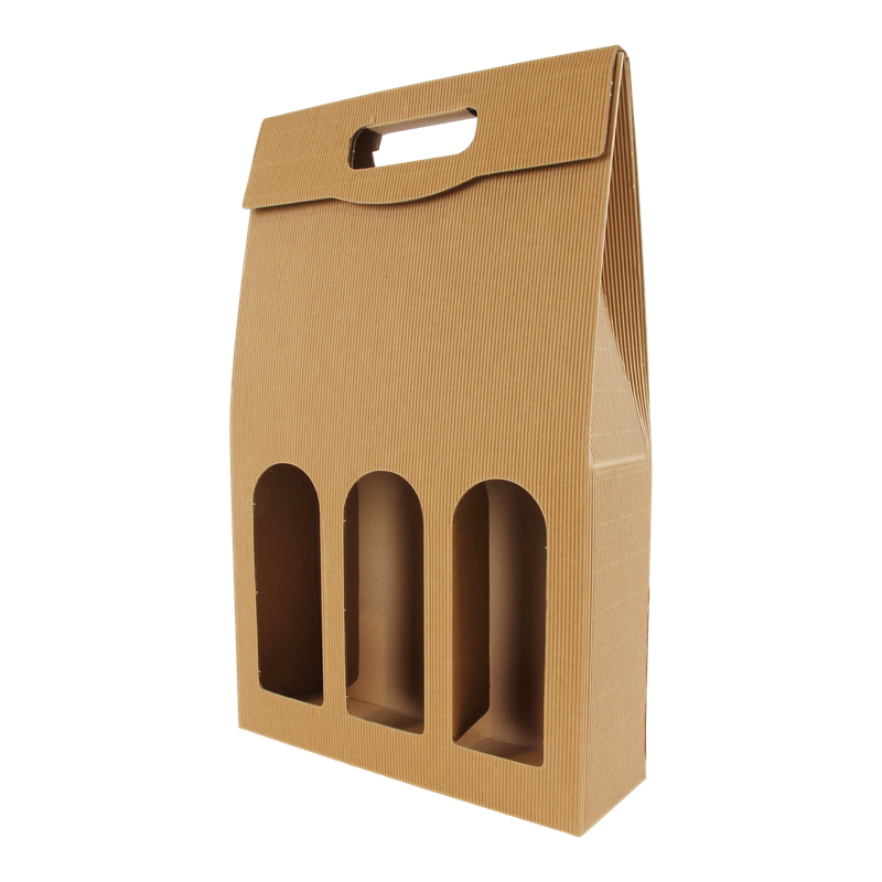 Flesdoos draagkarton 3 fles Rib Naturel 1