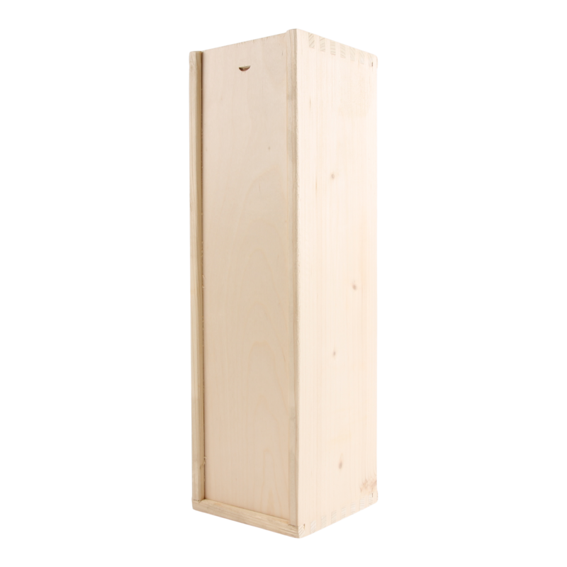 Fleskist 1 fles Champagne Met schuifdeksel Hout 1