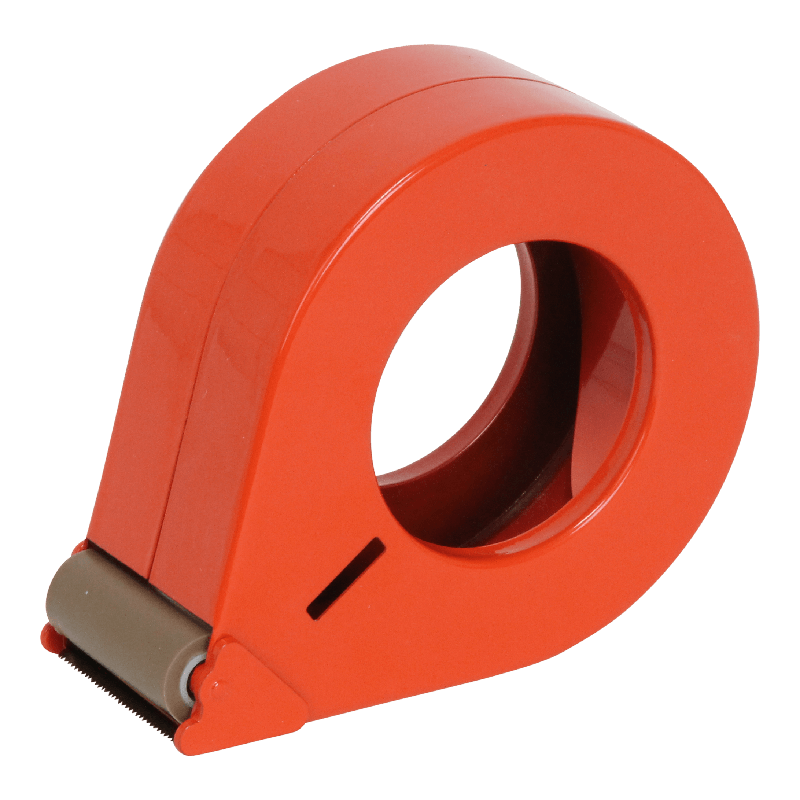 Tapedispenser Model lus voor 50mm x 66m rollen Metaal Oranje 1