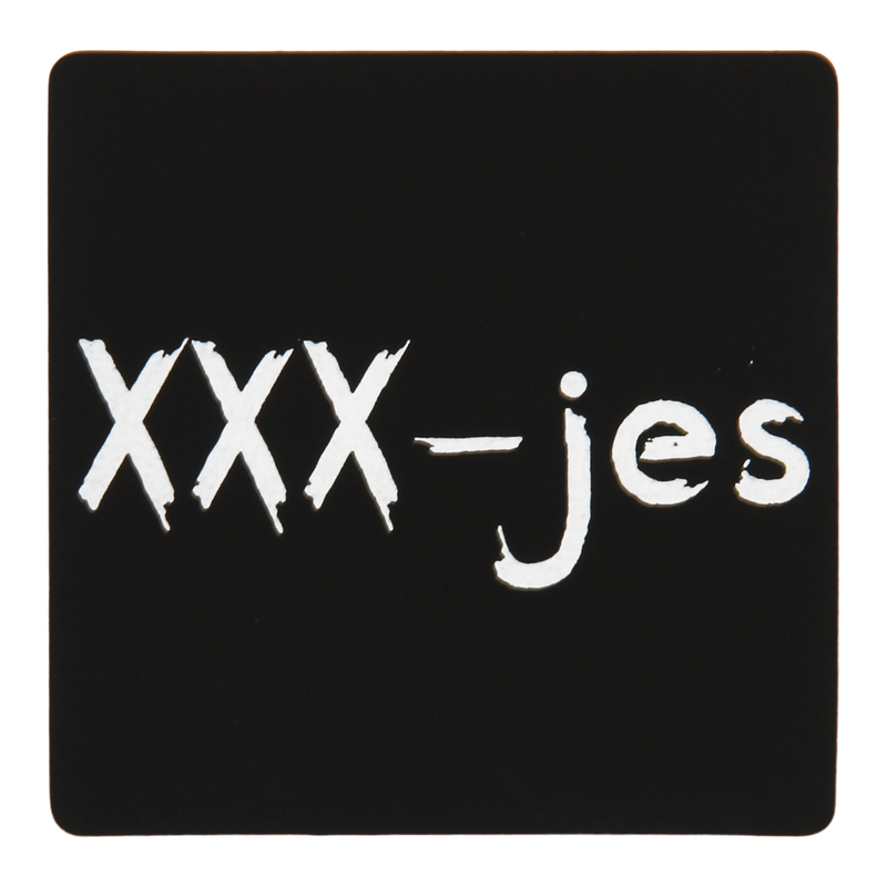 Etiket Rechthoekig 39x39mm XXX-jes 1