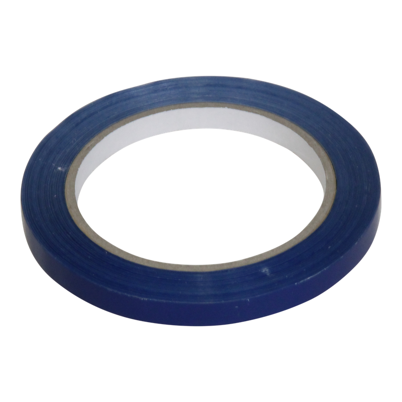 Tape 9mm PVC 66m op rol Blauw 1