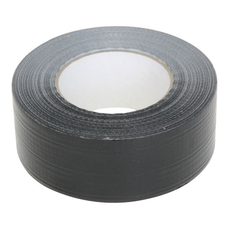 Duct tape 50mm Vinyl Solvent 50m op rol   Zwart 1