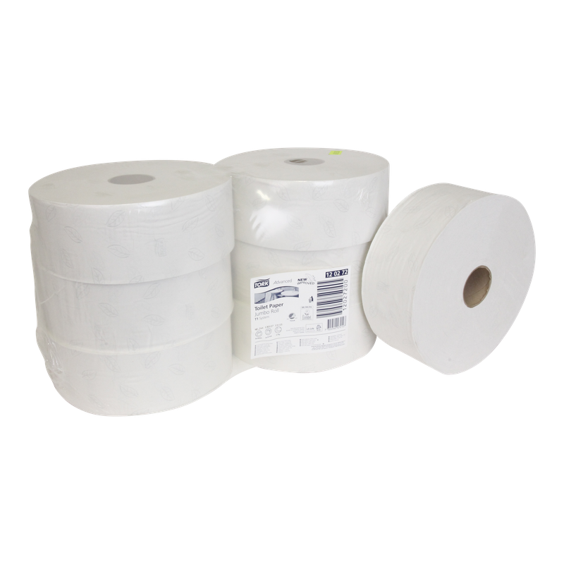 Toiletpapier Tork Advanced jumbo rol T1 Wit 1