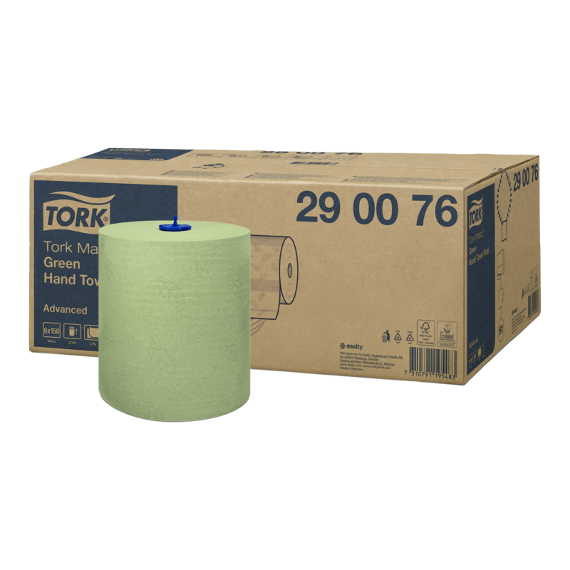 Handdoek Tork Matic Advanced rol H1 Groen 1