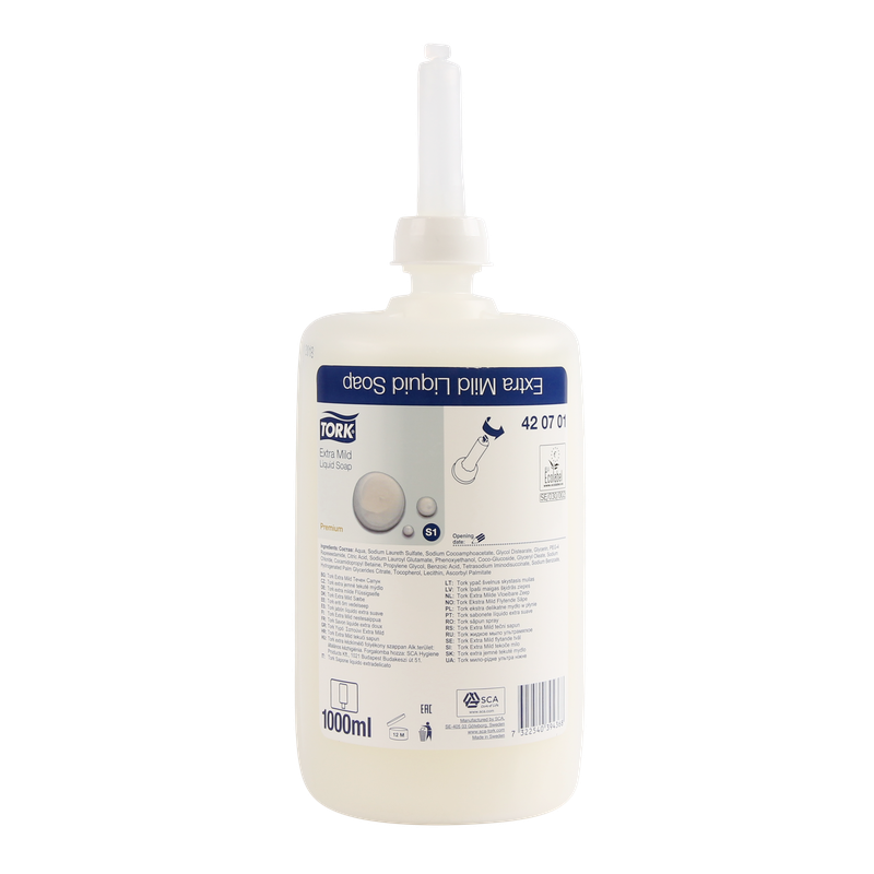 Handzeep Tork Premium liquid extra mild non-perfumed S1 1