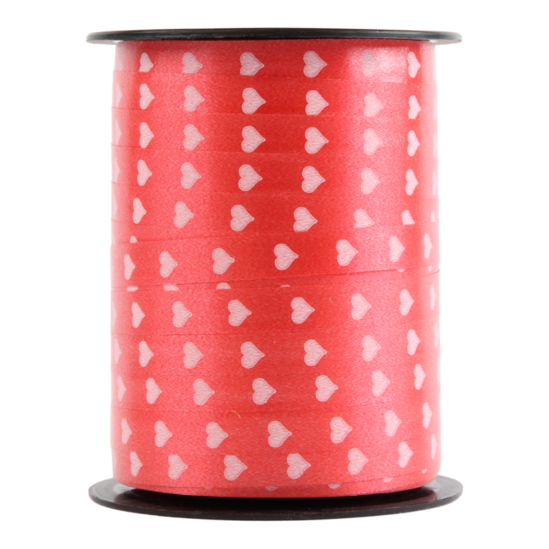 Krullint 10mm Hartjes Rood 1
