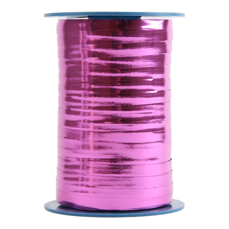 Krullint metallic 5mm Fuchsia 1