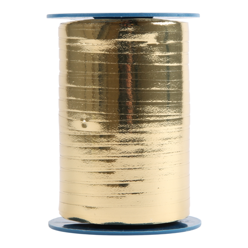 Krullint metallic 5mm Goud 1