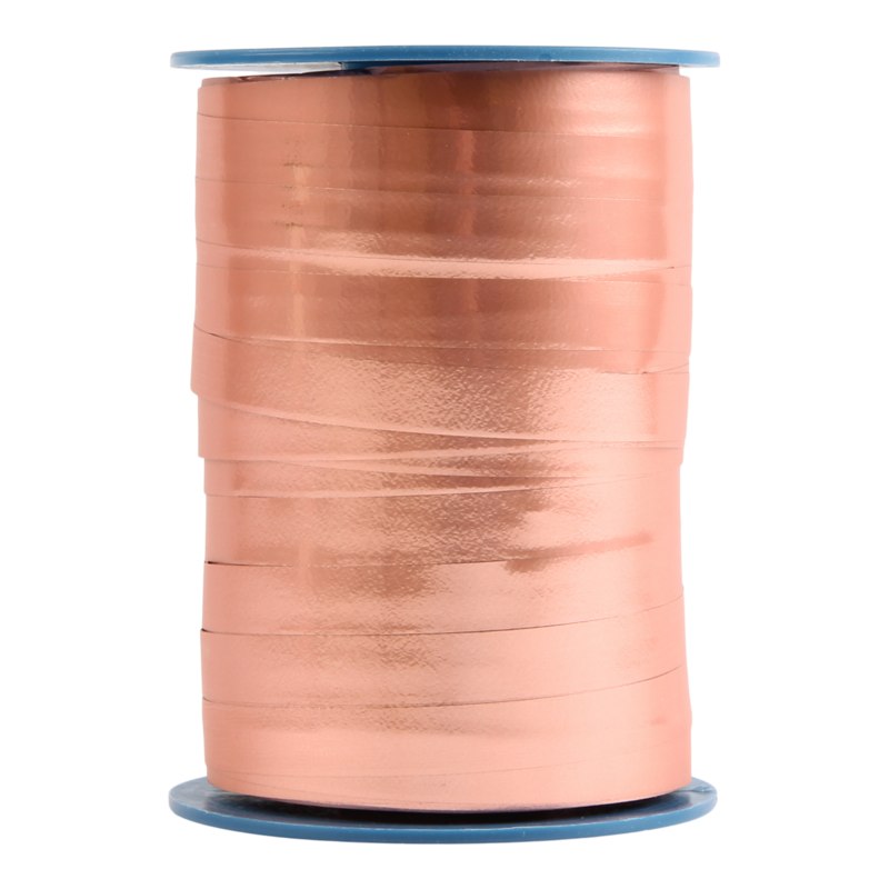 Krullint metallic 10mm Rozé goud 1