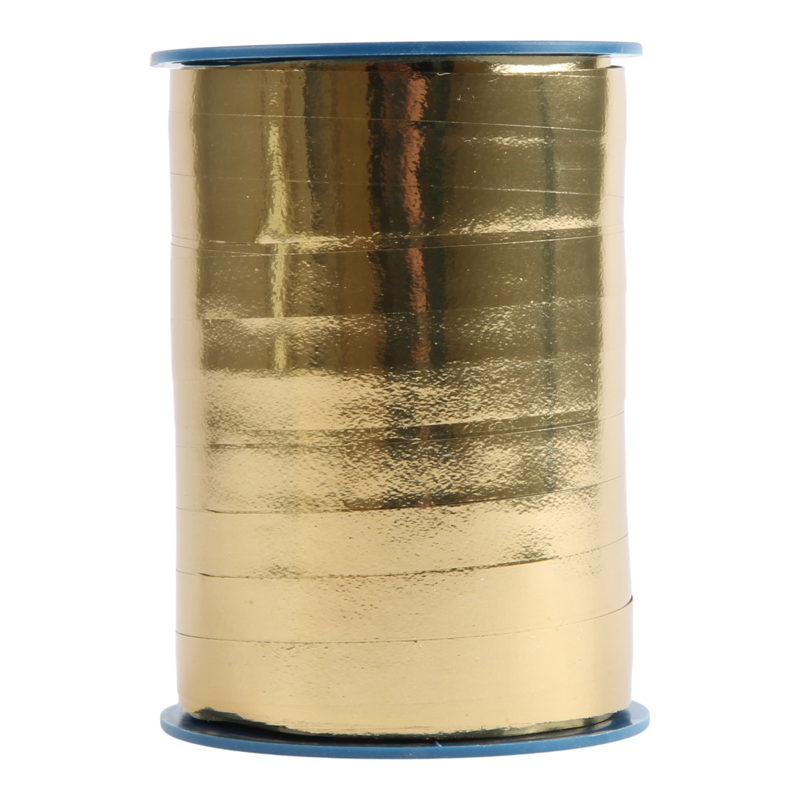 Krullint metallic 10mm Goud 1