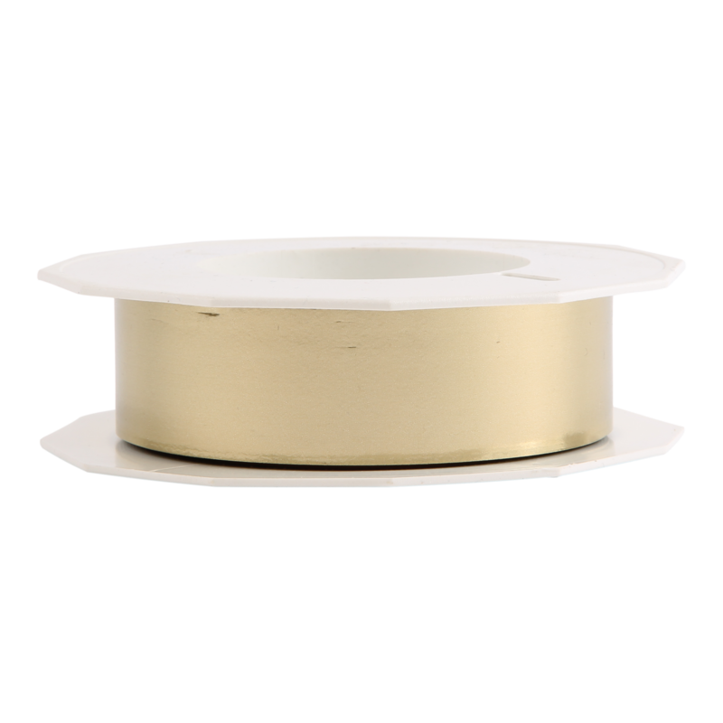 Krullint metallic 25mm Goud 1