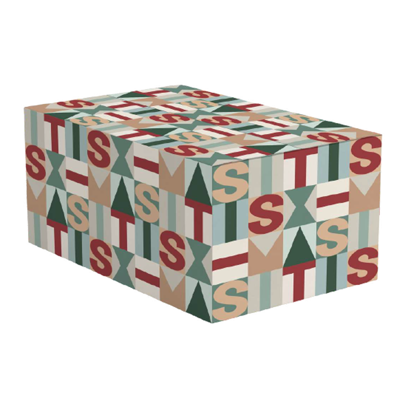 Kerstpakket doos 39x29x13cm X-mas time 1