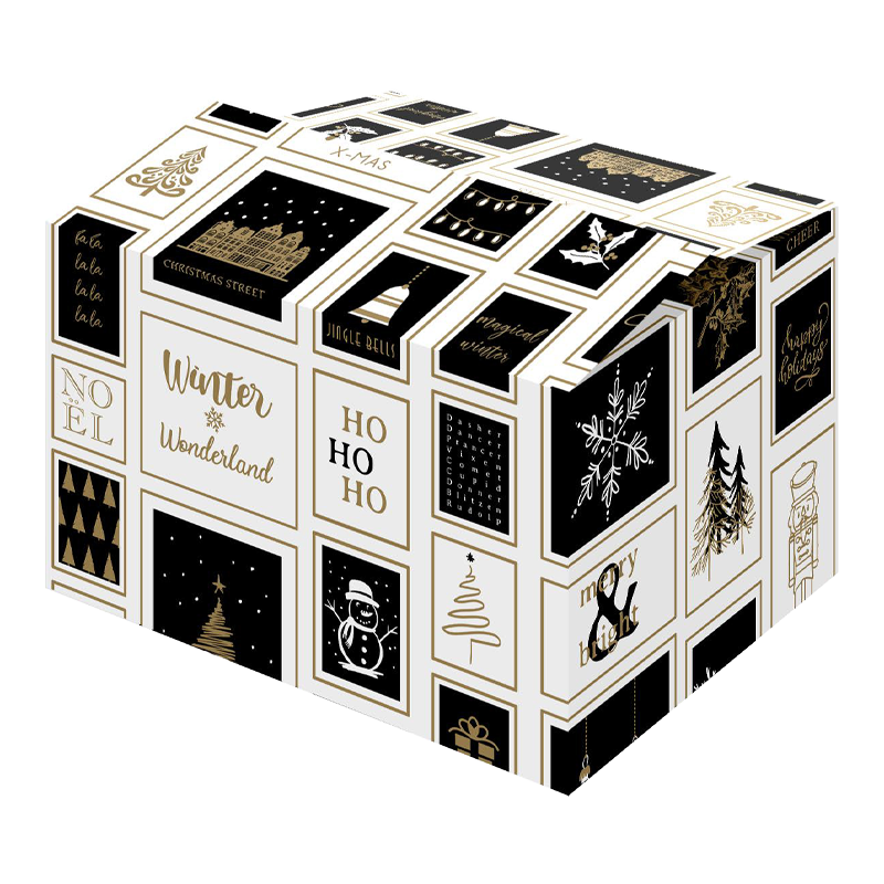 Kerstpakket doos 39x29x30cm Frame Black 1