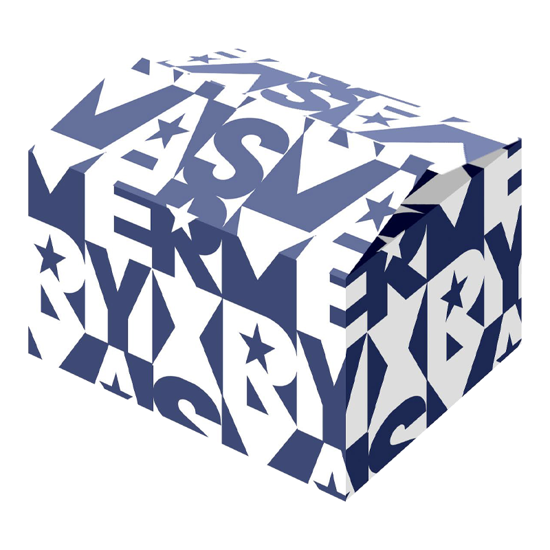 Kerstpakket doos 39x29x12,6cm Xmas Blue 1