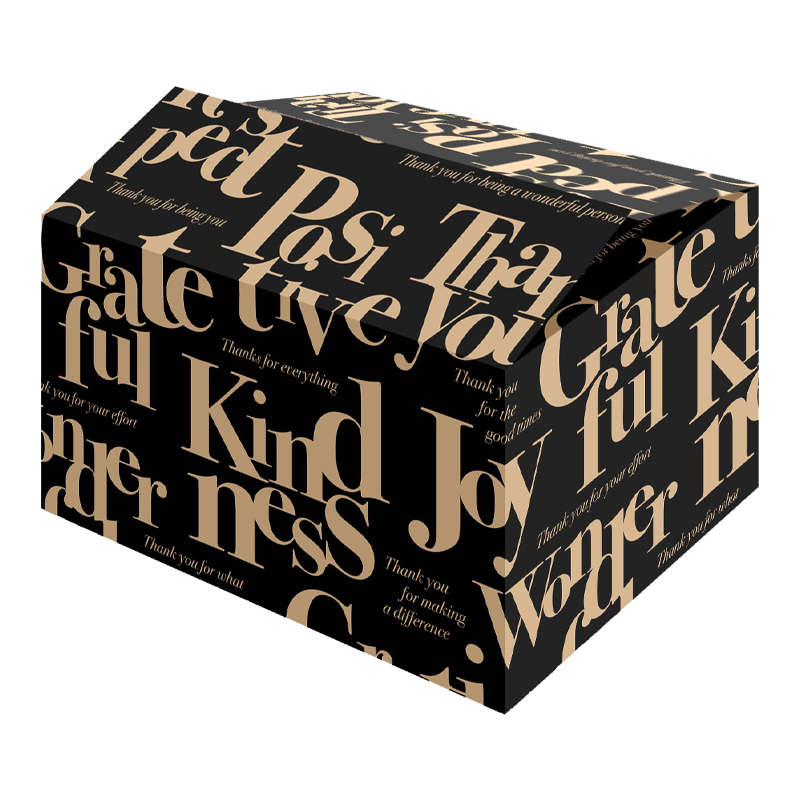Kerstpakket doos 49x39x20cm Wonderful Black 1