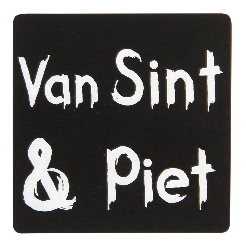 Etiket 45x45mm Van Sint en Piet 1