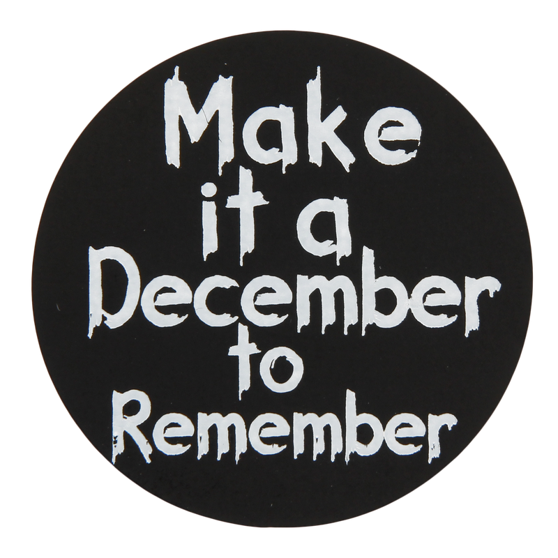 Etiket Rond 46mm December to remember 1