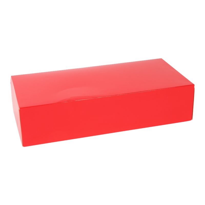 Gebaksdoos 391x184x92mm Kerstbrood Rood 1