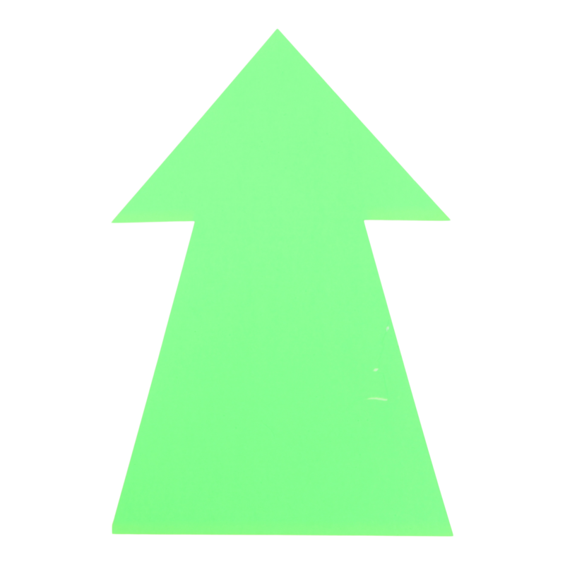 Prijskaart Pijl 22cm Groen 1
