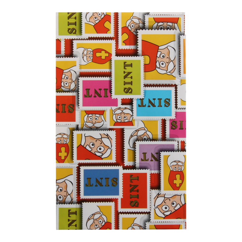Cadeauzakje 12x19cm Sint postzegel 1